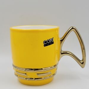 NEW Star Trek Stoneware Coffee Mug Cup 22oz Yellow Gold Handle 2024  NCC-1701